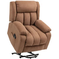 Power Lift Recliner Chair with Massage, Overstuffed Lift Chair for Elderly with Footrest, Remote, Side Pocket, Dark Grey